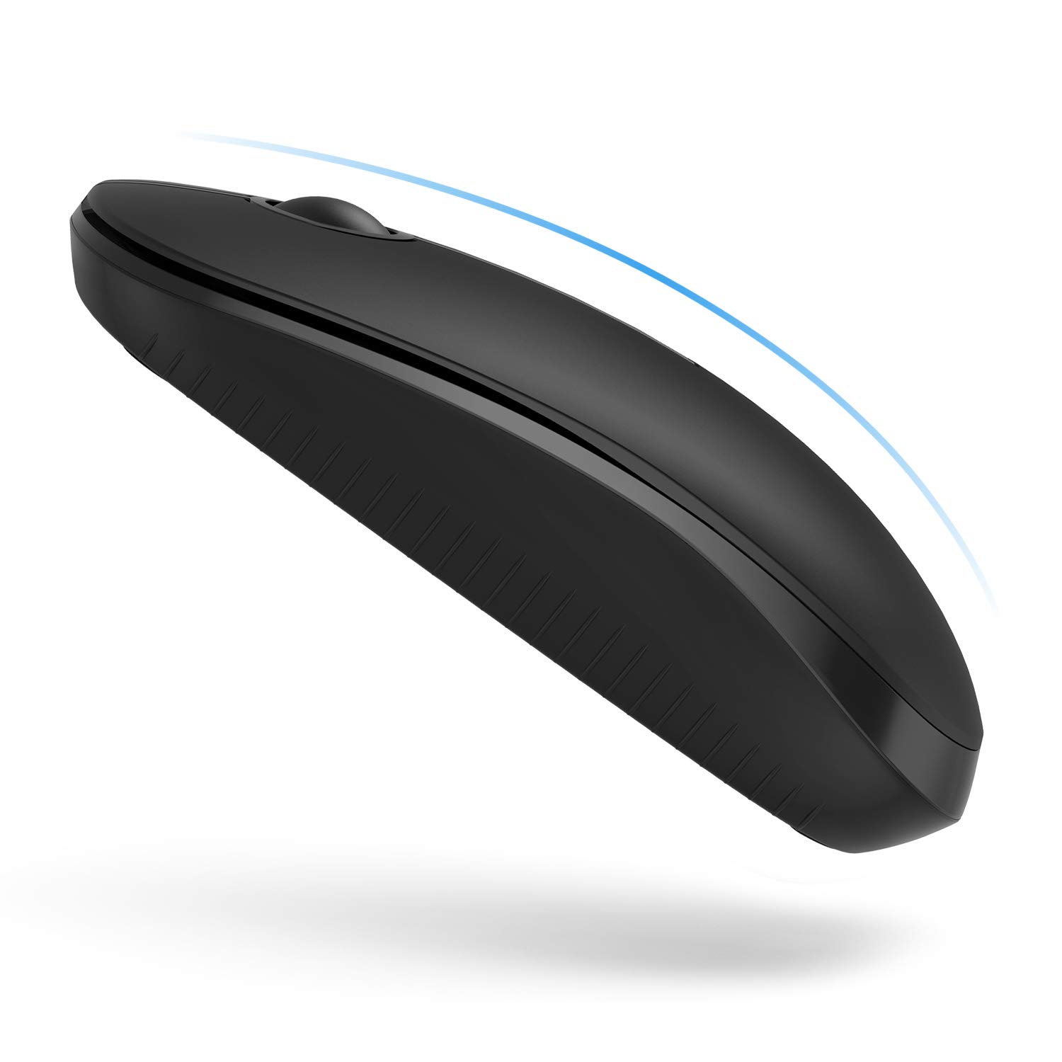 Vssoplor Wireless Mouse, 2.4G Slim Portable Computer Laptop Mouse with Nano Receiver Quiet Silent Optical Mice for Notebook, PC, Laptop, Computer-Black
