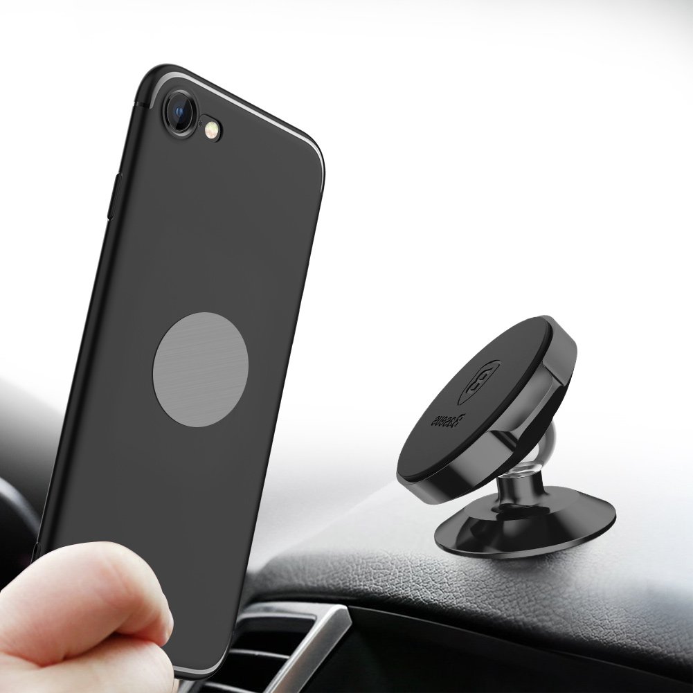 Magnetic Phone Holder, Car Phone Mount, Baseus Car Cell Phone Holder for Car Dashboard, Compatible with iPhone X / 8/8 Plus / 7/7 Plus, Samsung S9 / S8 / S7/ S6 and More