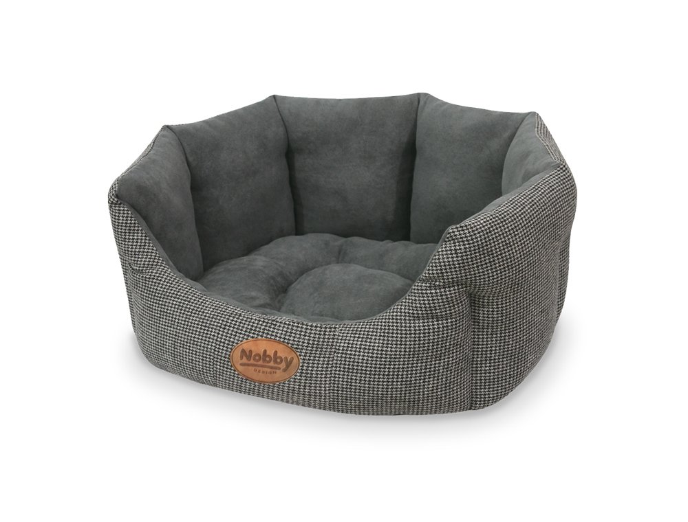 Nobby Josi Comfort Oval Dog Bed, 55 x 50 x 21 cm, Grey