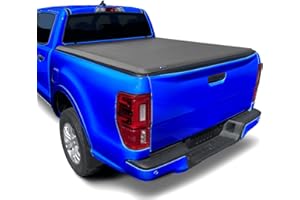 Tyger Auto T1 Soft Roll-up Truck Bed Tonneau Cover Compatible with 2024-2025 Ford Ranger | 5' (61") Bed | TG-BC1F9205