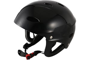 ecaqlin Protector Helmet 11 Breathing Holes for Kayak Canoe Surf Paddleboard - Black
