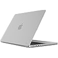 JCPal MacGuard Premium Hardshell Case with Scratch Resistant Matte Finish for Apple MacBook Pro 16 inch M1/M2/M3/M4 Models with Touch ID (Matte Clear)