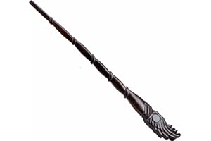 Handicraftviet - Wooden Wizard Wand 15 inch, Magic Wand Real Wood/Collectible Cosplay Magic Wand/Magical Gift for Halloween, Christmas and Birthday Party (S10)
