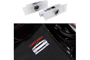 UUAKARIN 2 PCS Last Call Car Door Logo Lights Compatible for Challenger Last Call 2015-present Courtesy LED Ghost Shadow Light Projector Lamps Accessories (Last Call)
