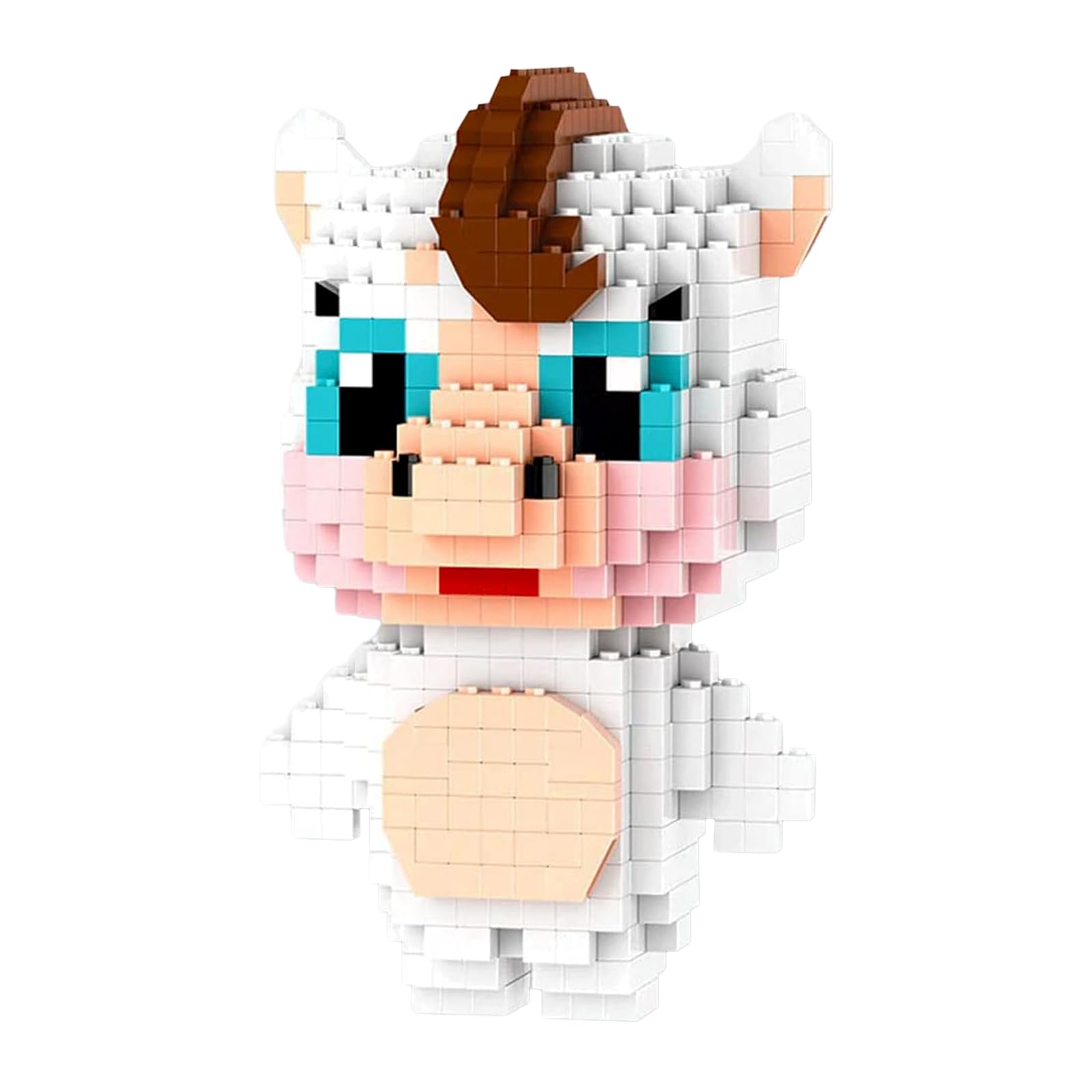 Larcele Micro Building Blocks Animal Set, DIY Mini 3D Building Toy Bricks,1115 Pieces KLJM-10 (Horse)