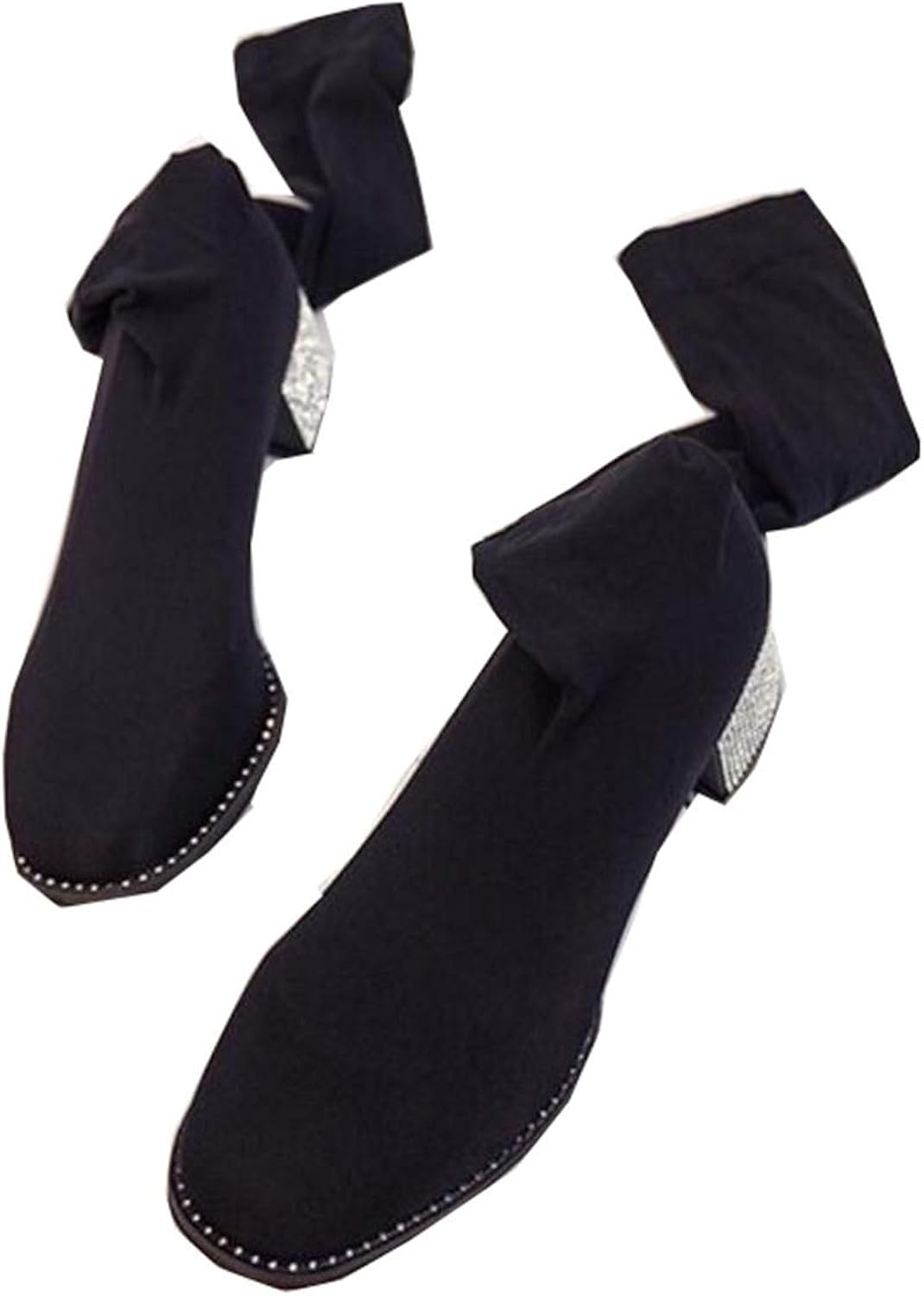 stocking heel boots