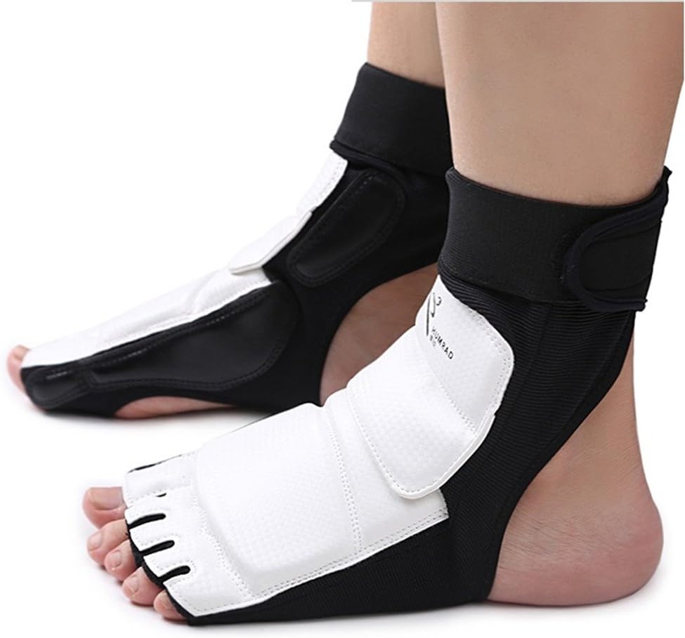 Wonzone Taekwondo Boxing Foot Protector Gear Martial Arts Training Sparring Gear Muay Thai Kung Fu Tae Kwon Do Feet Protector TKD Foot Gear Support for Men Women Kids : Sports & Outdoors