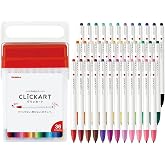 Zebra WYSS22-36C-N Clickart Water-Based Markers, 36 Colors, Case Included
