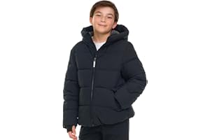 Gerry Heavyweight Puffer Jacket Boys with Hood – Sherpa Lined Big Boys Winter Coat, Warm Insulated Outerwear, Sizes 4-18
