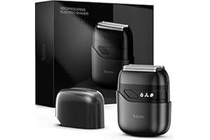 TULZIM Electric Razor, Upgraded Mini Electric Shaver for Men, Foil Shaver for Men with 3 Blade Heads Floating Head IPX7 Waterproof Wet/Dry USB Type C