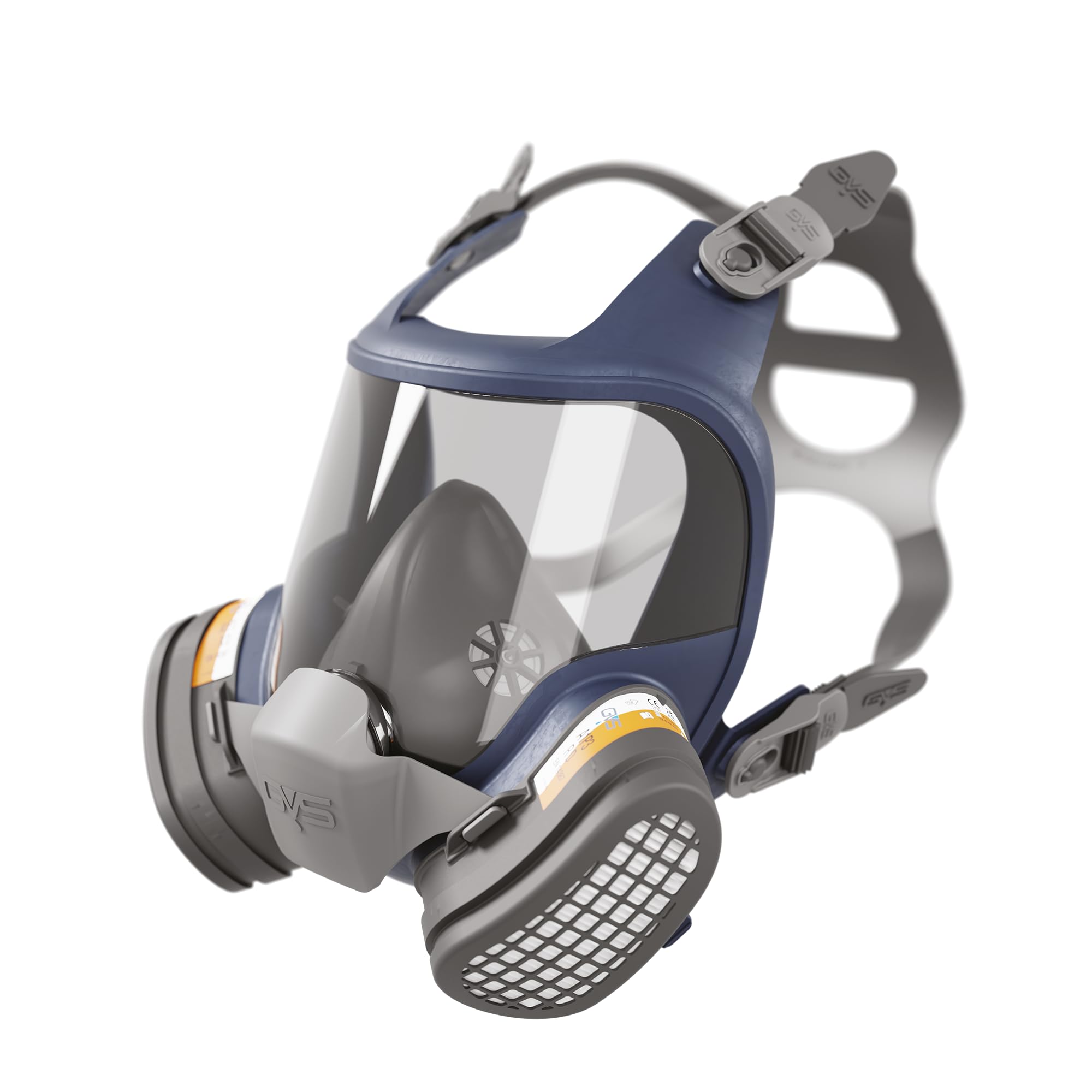 GVS Elipse Full Face Mask A1P3, One Size, with Replaceable A1P3 Filters Included