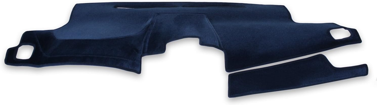 Coverking Custom Fit Dashcovers for Select Chevrolet El Camino Models - Velour (Dark Blue)