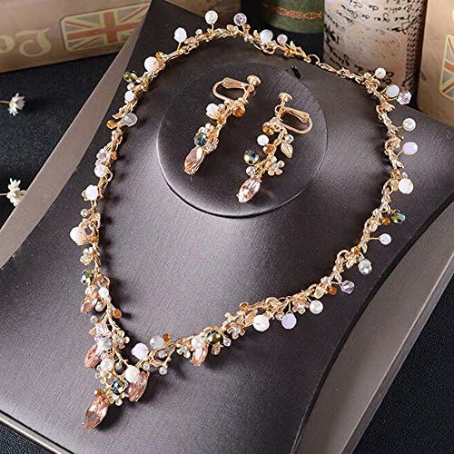 Bridal Jewelry Sets Wedding Necklace Earring For Brides Party Accessories