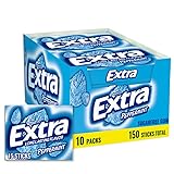 Extra Gum Peppermint Chewing Gum Bulk, Individually