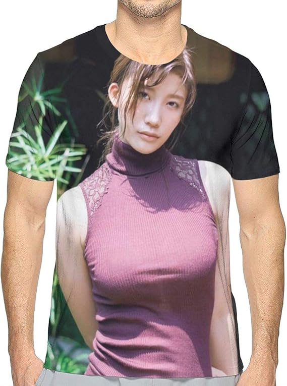 Amazon Co Jp 輸入 小倉優香 おぐら ゆうか5 メンズ Tシャツ 半袖 夏服 薄手 軽い ファッション 柔らかい 快適 上質 人気 Tシャツ 吸水速乾 3dプリント おしゃれ シンプル 服 ファッション小物
