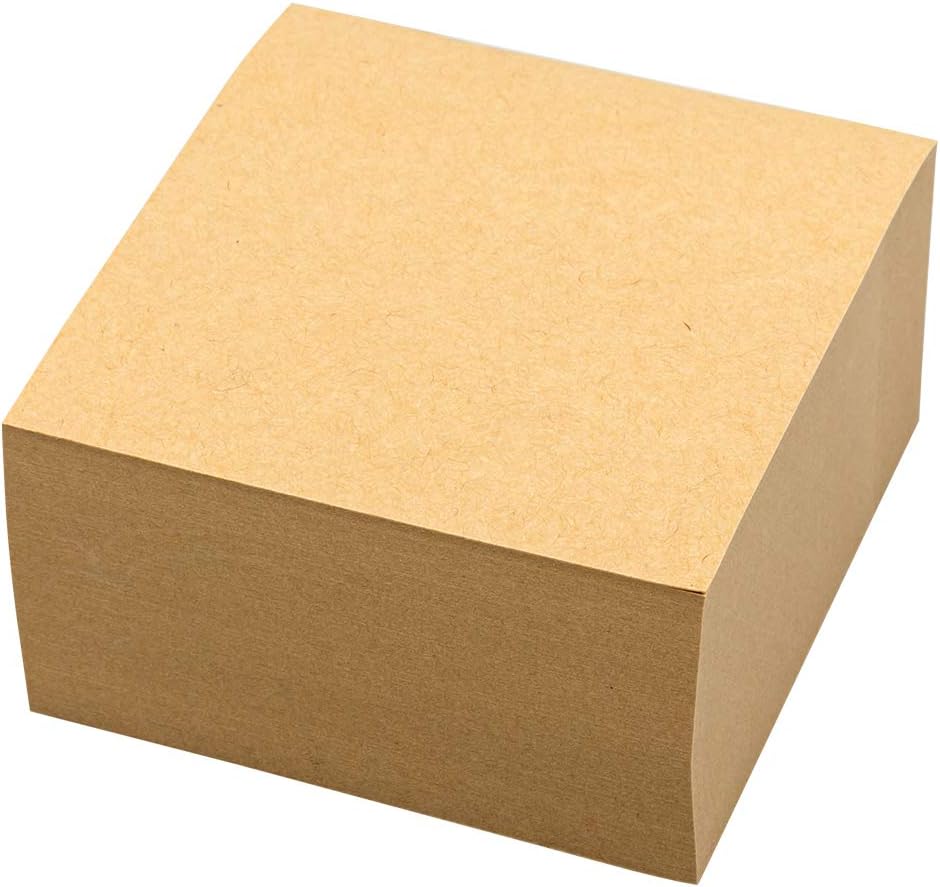 Sticky Notes, Kraft Paper，3 X 3 Inch, 500 Sheets/Pad