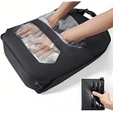 Portable Travel Laundry Washing Bag for Camping, Road Trip, Cruise, RV | Travel Washing Bag &ndash; Spacious Opening for Two-Hand Washing, Compact and Efficient Manual Washer