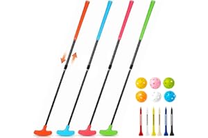 THIODOON Golf Putters for Men Women and Kids 4 Pack Mini Putter for Right or Left Handed Adjustable Golf Club Putt Putt Set for Children, Toddler Junior and Adults