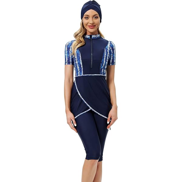 Burkini Para Niña Musulmana - Traje De Baño De Manga Larga Y Pantalón, Protección UV, Verde Talla 11-12 Años