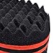 New Magic Twist Hair Sponge, ELERA Afro Braid Style Dreadlock Coils Wave Hair Curl Sponge Brush (Double-side oval)1pcs