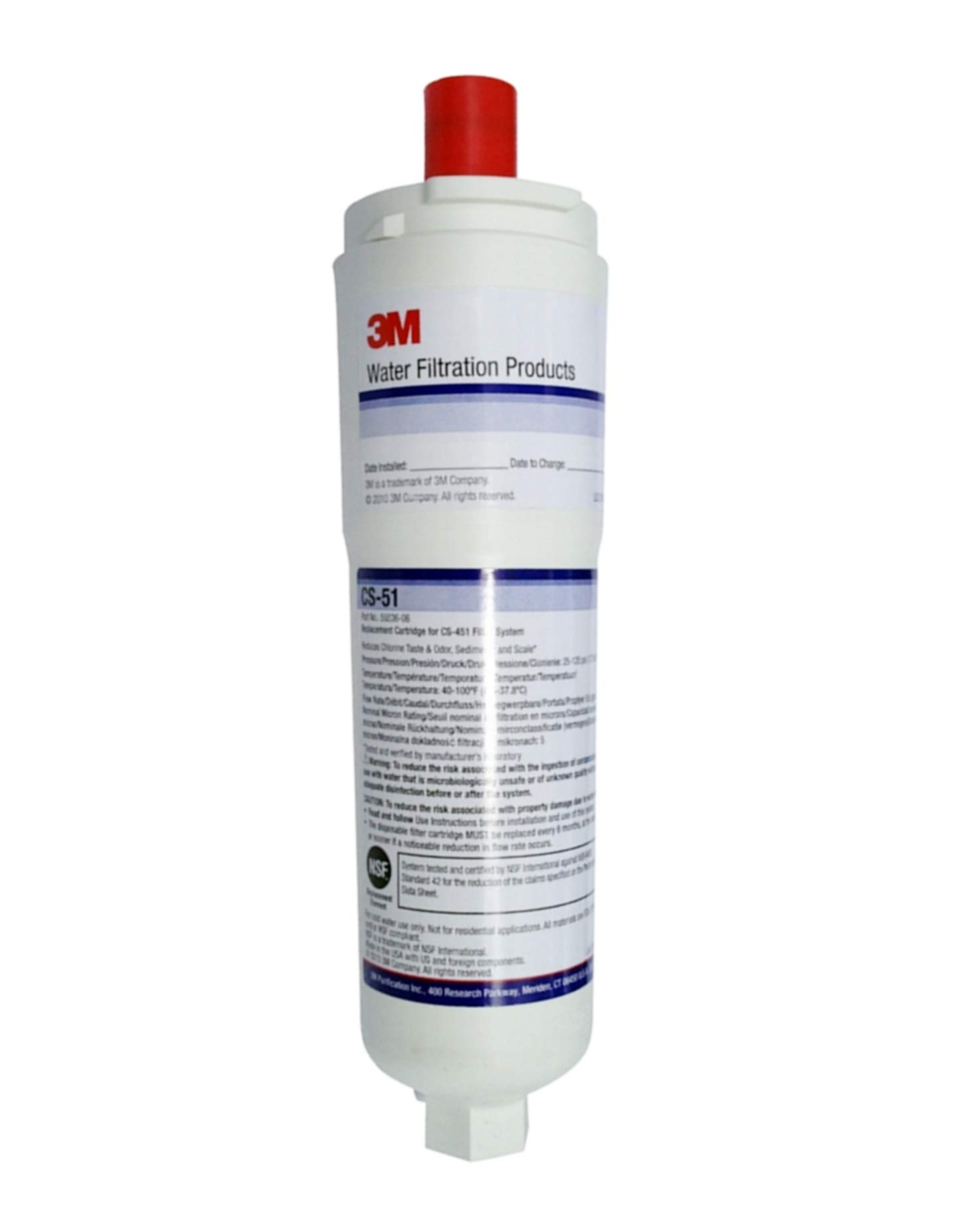 3M CUNO CS-51 FILTER CARTRIDGE for BOSCH, NEFF, SIEMENS FRIDGES/FREEZERS & ABODE AQUIFIER COMPATIBLE