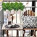 Gtidea 2pcs Artificial Epipremnum Aureus Leaves Silk Grass Fake Plants Bridal Home Garden Office Floor Restaurant Wedding Decoration Green