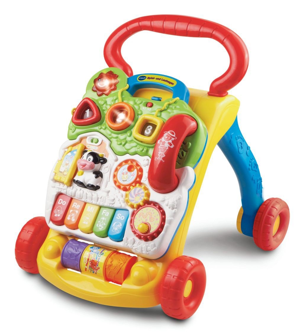 Vtech Baby 80-077074 - Spiel- und Laufwagen Special Edition, Normalverpackung, Bunt-Rot/Gelb