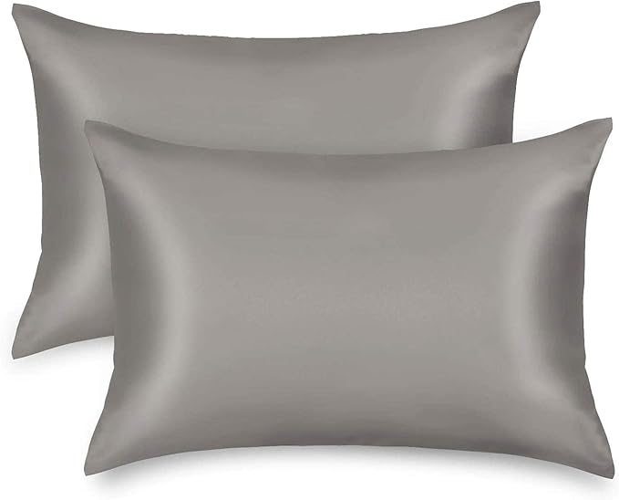 ZAMAT Silky Satin Pillowcases Set of 2, Luxury Soft Pillow