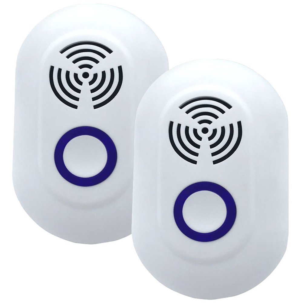 New Ultrasonic Pest Repeller SAFE for Children and Pets - Quickly eliminates pests P7B 2 Pack