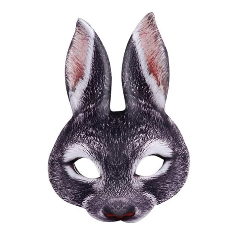 Amazon Com Gedashu Halloween Mask Halloween Rabbit Full Face