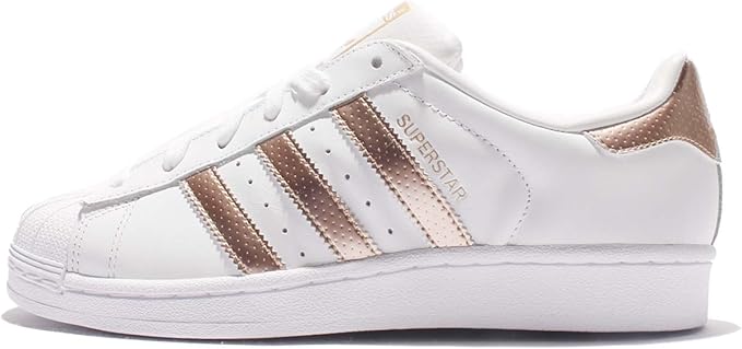 ladies white adidas superstar trainers