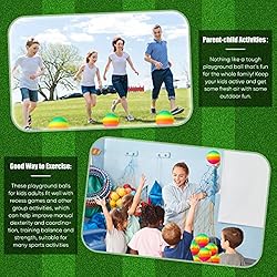 Hanaive 6 Pcs Playground Ball 10 Inch Kickballs