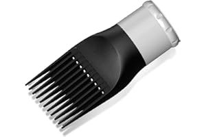 LURA Blow Dryer Comb Attachment for Black Hair,hair Dryer Attachment for HairDryer Concentrator Nozzle from 1.7 to 2.1,Detangling Blow Dryer Pik Attachment for Black Women