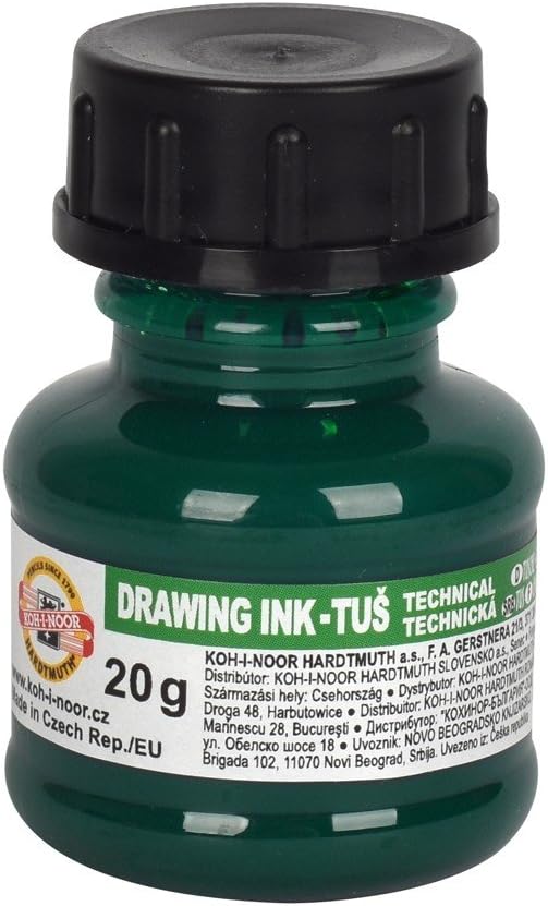 KohINoor 141700802LP 20 g Technical Drawing Ink Green Amazon.co.uk