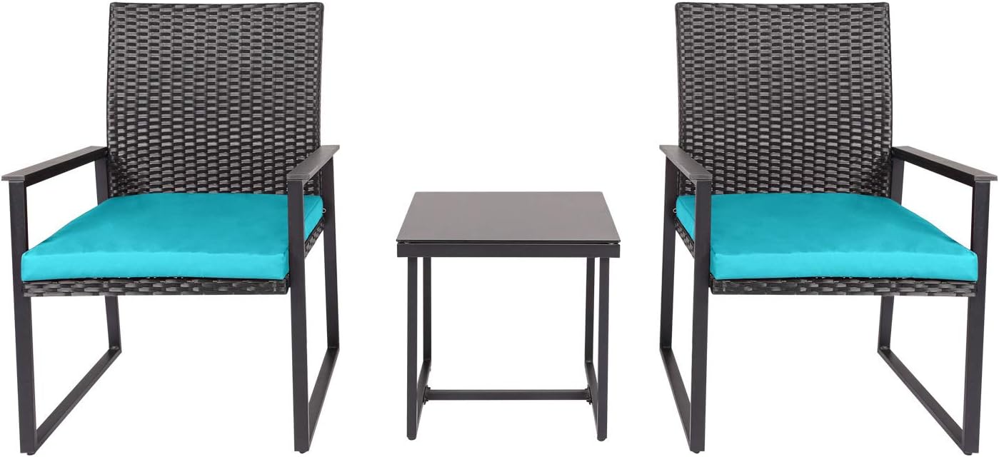 Best 3 Pcs Patio Chair Cushion Set – Blue