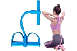 2026 Fashion Puller Exercise, 8-Tube Pedal Resistance Device, Multifunction Resistance Bands, Natural Rubber Ankle Puller Exe
