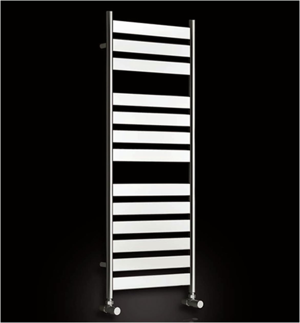Chrome Carpi Designer Contemporary Heated Radiator 1300x500 Amazon.co