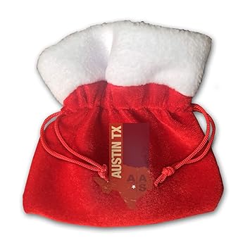 Amazon Com Cyino Personalized Santa Sack Austin Tx Star Map