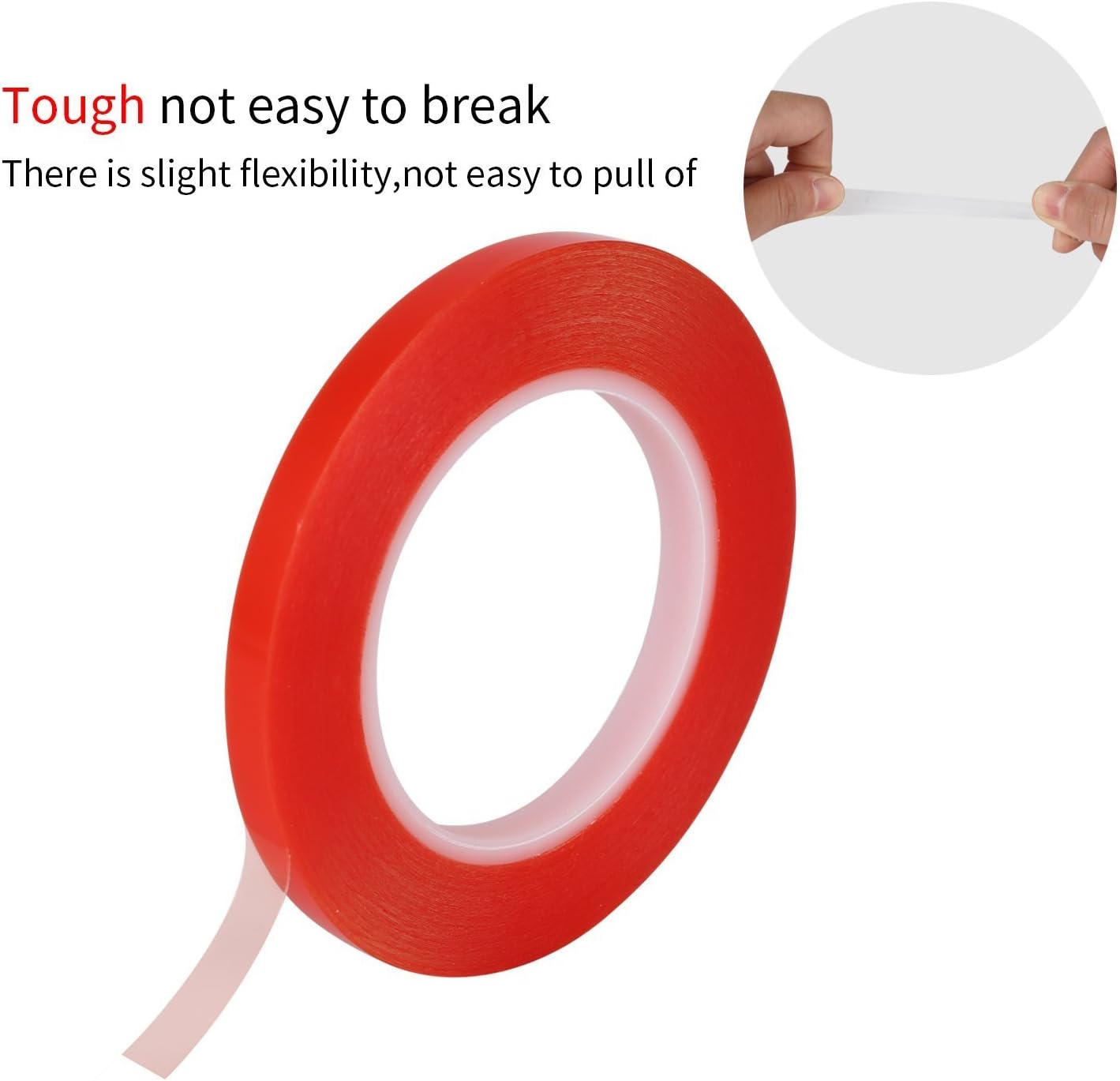 Double Sided Adhesive Tape Kaisiking 5mm / 10mm x 25M Heat Resistant High Adhesion Transparent Acrylic Tape, LCD Screen Repair Sticker for Cell Phone Touch Screen Repair: Home Improvement