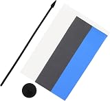 AZ FLAG Estonia Table Flag 5x8 in Desk Flag with Pole & Base 21x14 cm view 3