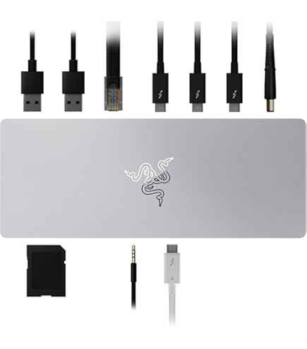 Amazon.com: Razer Thunderbolt 5 Dock Chroma - 10 Ports USB-Dock