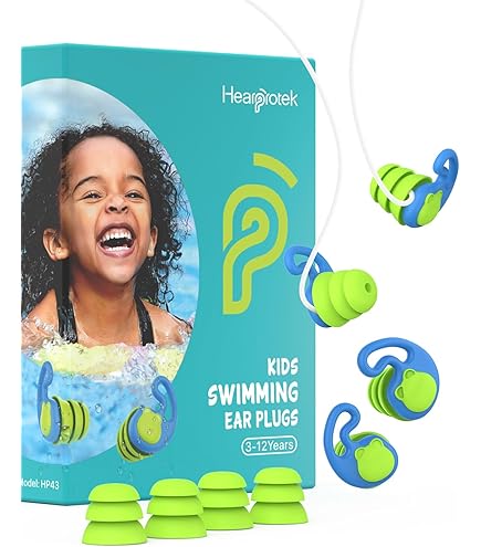 Bouchons D'Oreilles Piscine Putty Buddies - Silicone Mou, Enfants Adultes, 10 Paires Couleurs Mix
