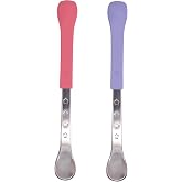 Nuby Heat Sensitive 2-in-1 Dual Ended Spoons - 2 Pack | Boy