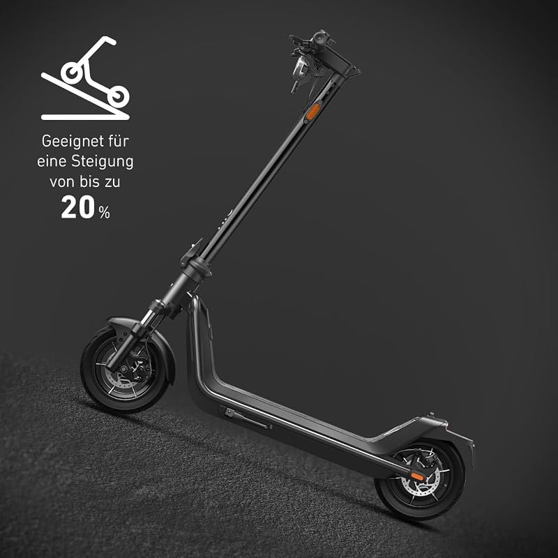 KQi 300P (DE) E-Scooter mit Straßenzulassung Schwarz/Anthrazit