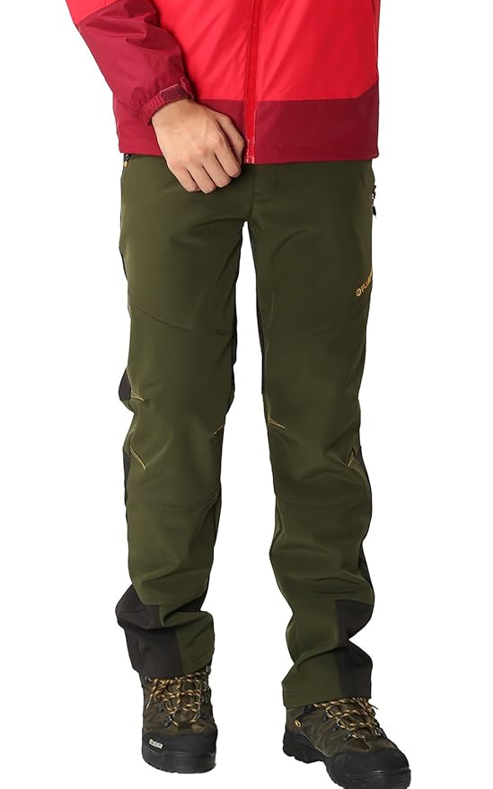 Pantalones de Montaña Hombre Pantalon Impermeable