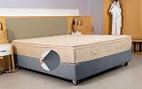 DUJUIKE Divan Bed Base Wrap Cover Velvet Grey King 200-210cm view 7
