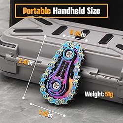 Bike Chain Gear Fidget Spinner for Stress