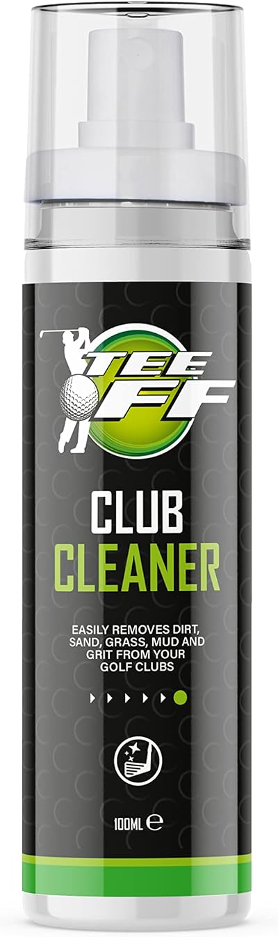 Tee Off Golf Club Cleaner 100ml for Irons Woods Putters Grips Balls