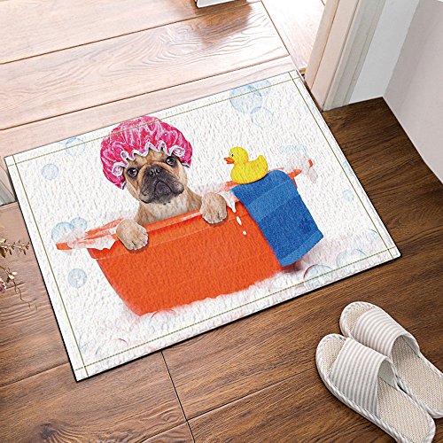 Nymb Dog In Bathroom With Shower Cap A Litter Duck Desertcart