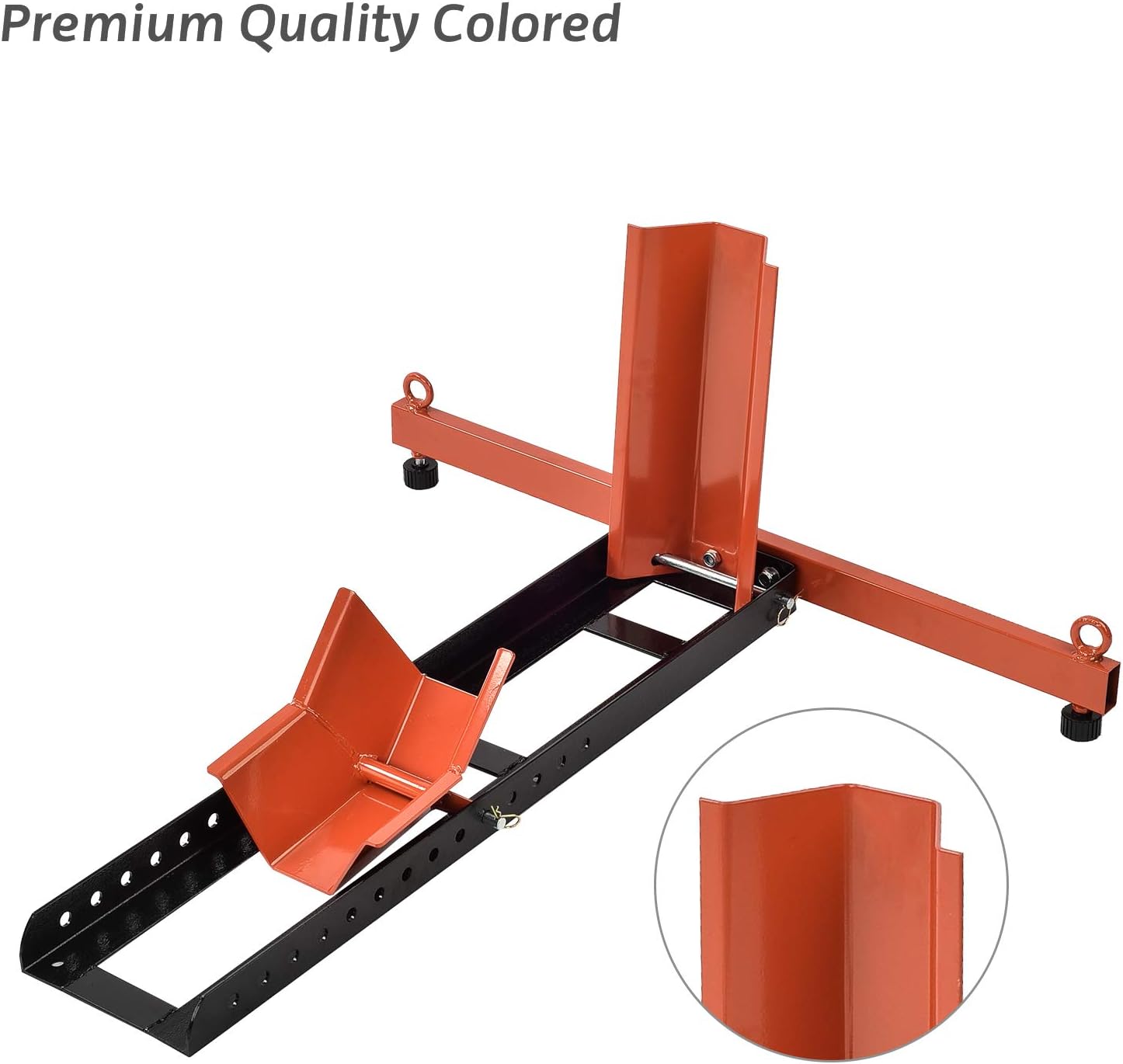 Tammible Adjustable Motorcycles Wheel Locking Stand System 17'' to 24'' Front Motorcycle Motorbike Stand Fixing Tyre Holder Support